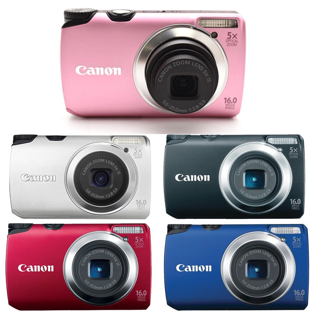 Canon PowerShot A3300 IS Digital Camera 16MP 5x Optical Zoom, 2.7