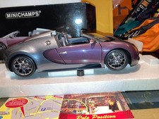 100110830 MINICHAMPS 1/18 BUGATTI VEYRON GRAN SPORT 2009 GREY/PURPLE METALLIC