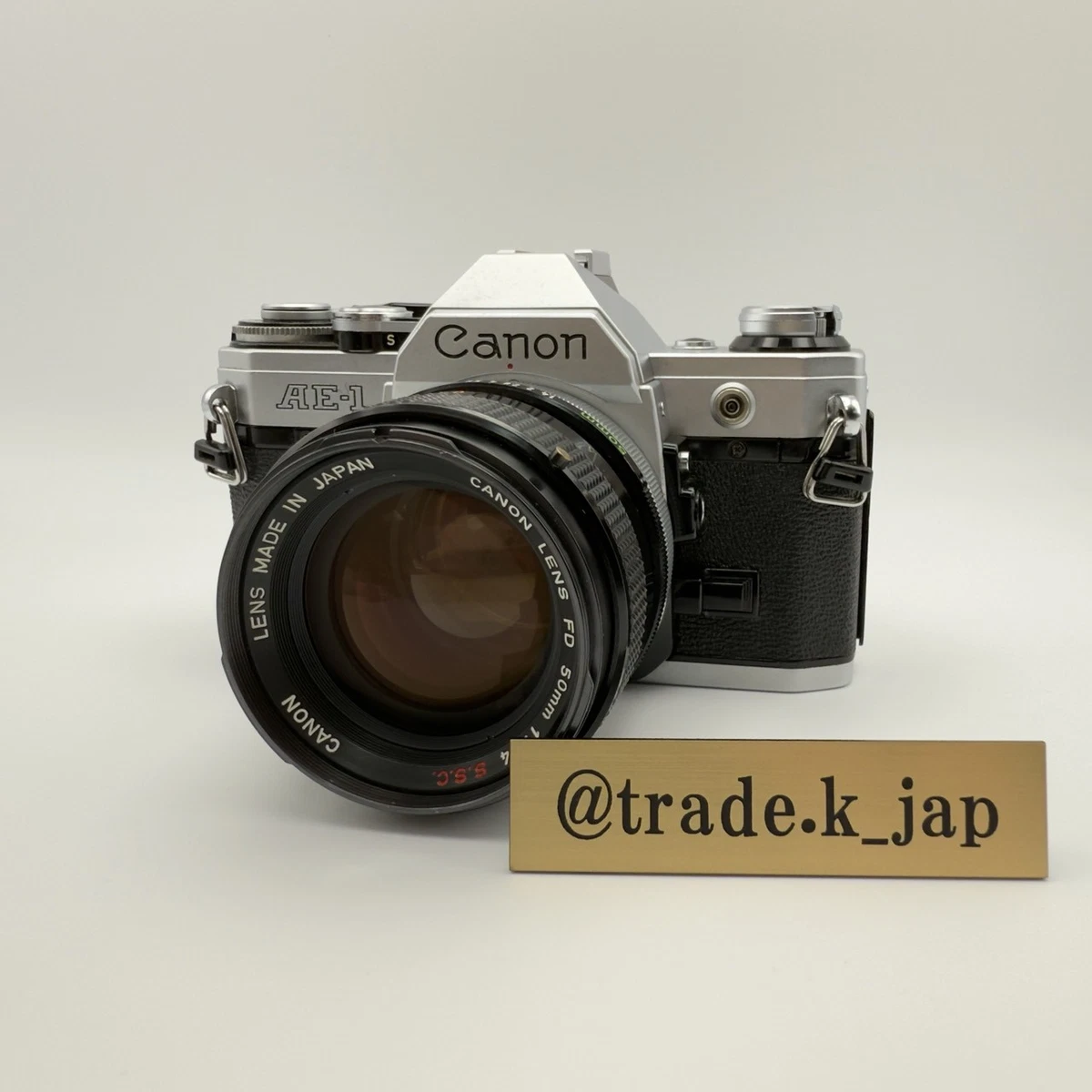 カメラ 【X2025】Canon AE-1 /Canon FD 50 1.4 S.S.C