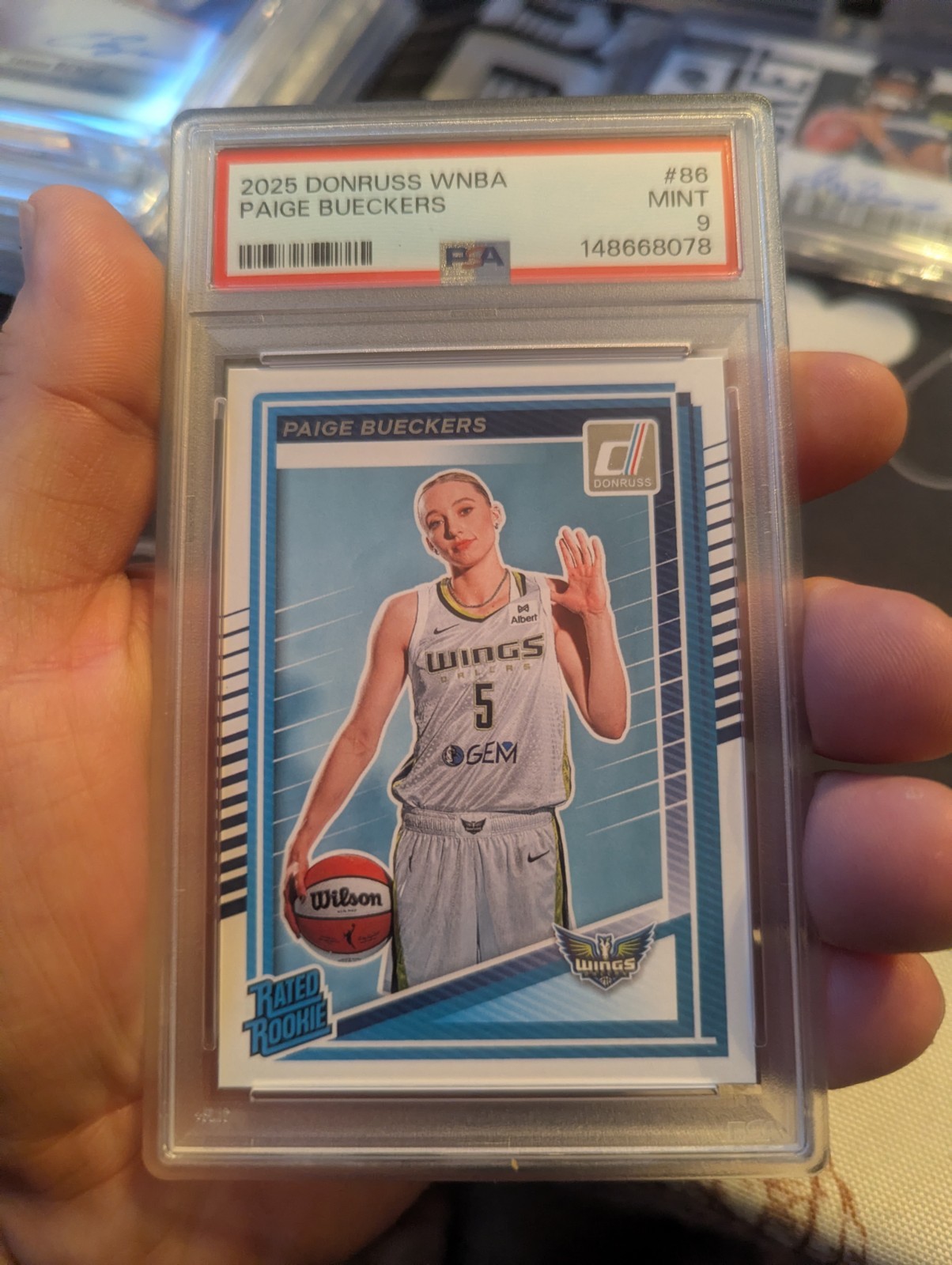 2025 Donruss WNBA Basketball Paige Bueckers Rated Rookie Card #86 view 4