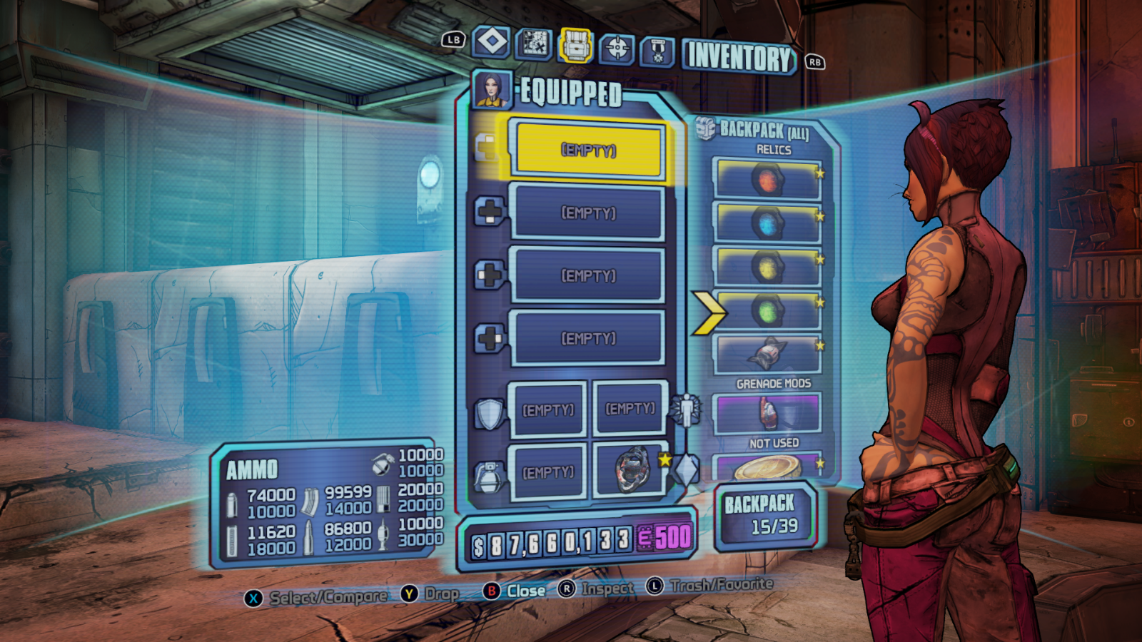 Borderlands 2 6 Maxed Modded Characters+Customizations+BAR Stats+ Xbox ...