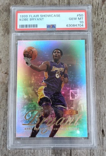 1999 FLAIR SHOWCASE KOBE BRYANT PSA 10