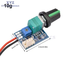 DC 12V PWM Fan Governor Speed Control with Knob 4-Wire Switch Fan Regulation