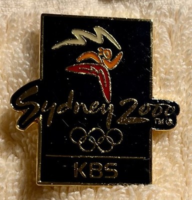 SYDNEY 2000; MEDIA PIN, KBS, South Korea TV, dated! not MILANO CORTINA 2026!