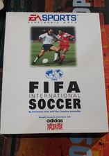 FIFA International Soccer (EA 1993) Commodore Amiga (3 Disks, Manual, Box) works