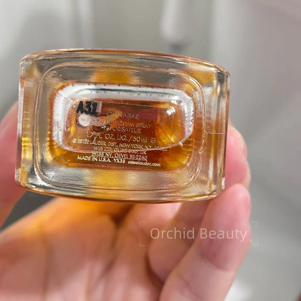 Novo perfume feminino Estee Lauder CINNABAR EDP tamanho completo 1,7 oz/50 ml (sem tampa) - Imagem 4 de 4