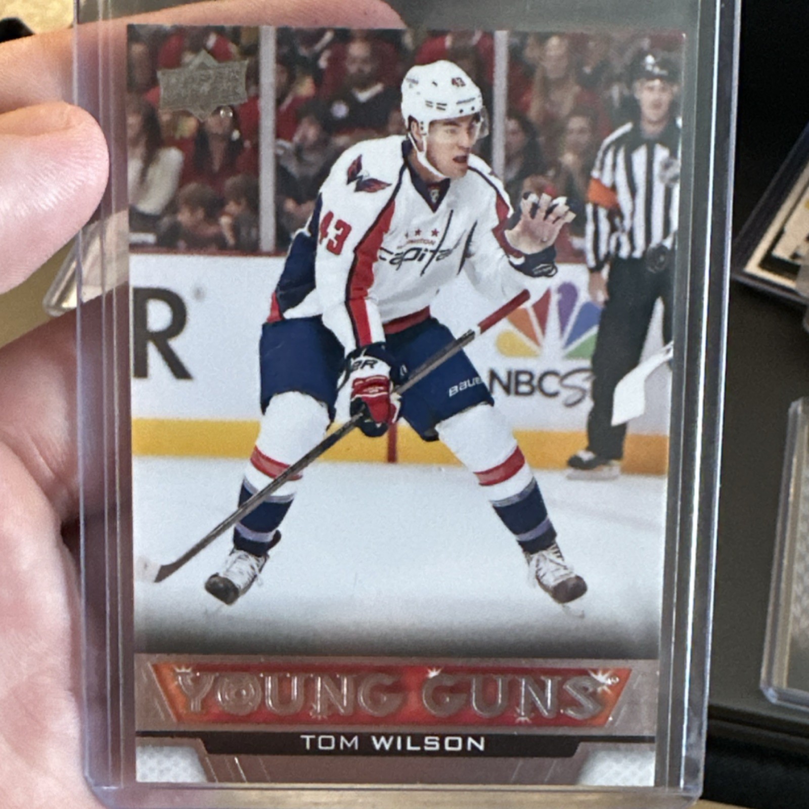 Upper Deck 2013-14 Series One Young Guns Rookie Tom Wilson #212 Capitals