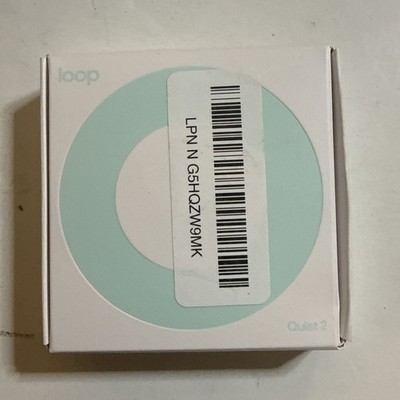 Loop Quiet 2 Ear Plugs Ultra Comfy Mint Color Open Box