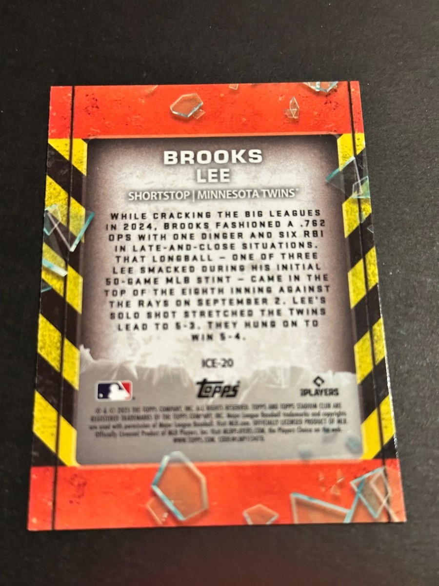 2025 Topps Stadium Club - Brooks Lee #ICE-20 In Case Of Emergency