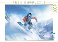 Calvendo Puzzle Snowboarders In Action | 1000 Pieces, Finished Size 25.2 × 18.9