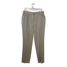 Jones New York tan office straight legs pants size 12