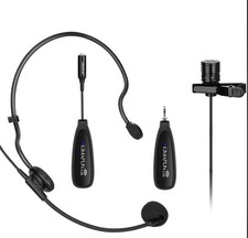 KIMAFUN Wireless Microphone System 2.4G Wireless Microphone Transmitter/Receiver