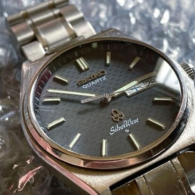 Seiko SilverWave Diver Watch Quartz 38mm Vintage Japan Made wrist 18cm