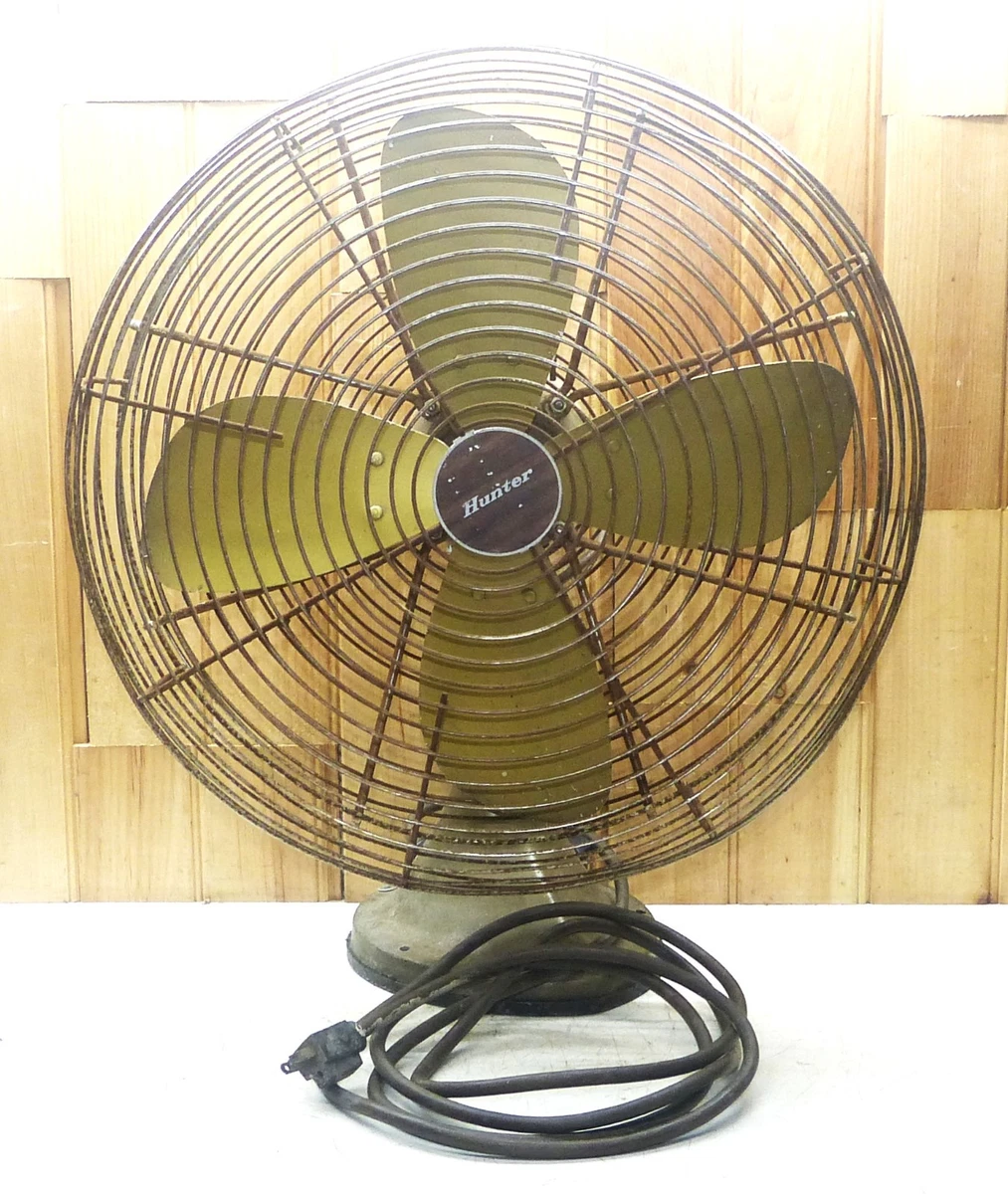 Hunter Oscillating Fan In Collectible Electric Fans for sale | eBay