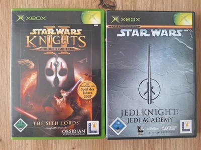 2 XBox Classic Star Wars Spiele Jedi Academy Knights Of The Old Republic 2 OVP