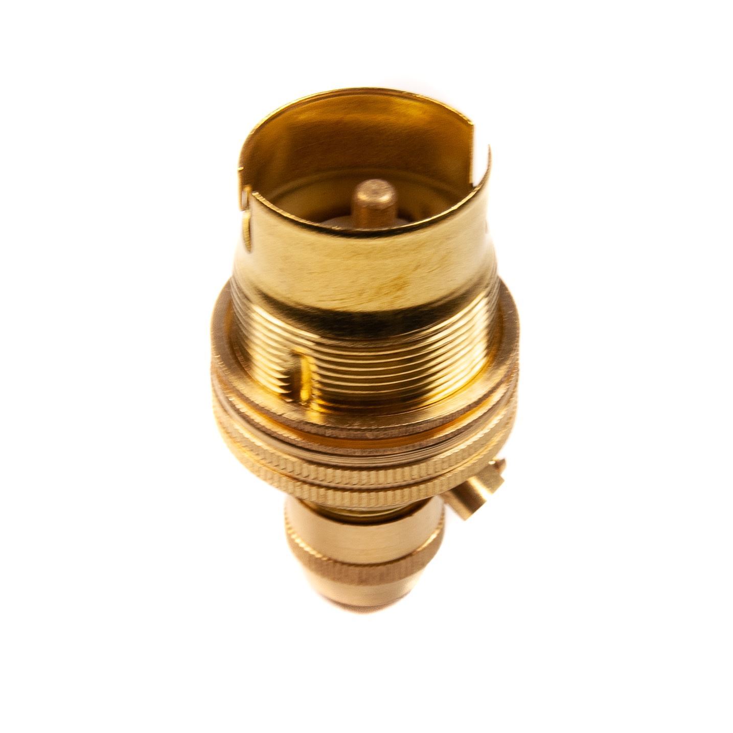 Brass Lamp Holder Cap (BC) (B22d) Bulb Holder Cord Grip and