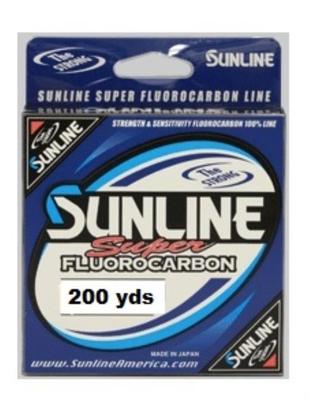 Sunline Super Fluorocarbon 16 lb 200 yards clear 