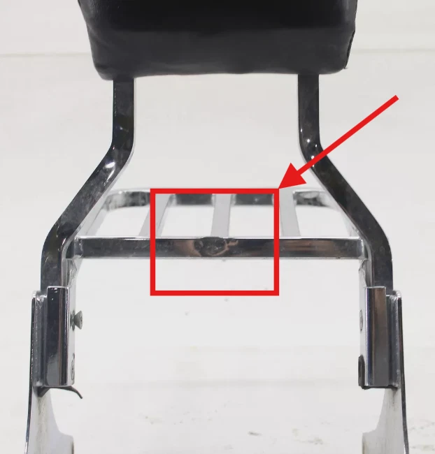 2000-2006 Harley Davidson Softail Back Rest - Image 2 of 4