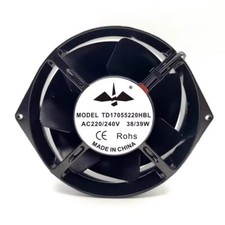 1PCS TD17055220HBL 17055 AC220V/240V 38/39W 17CM High Temperature Cooling Fan