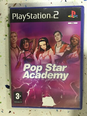 Pop Star Academy PLAYSTATION 2 PS2 Pal Spanisch Englisch Frances Italienisch Am