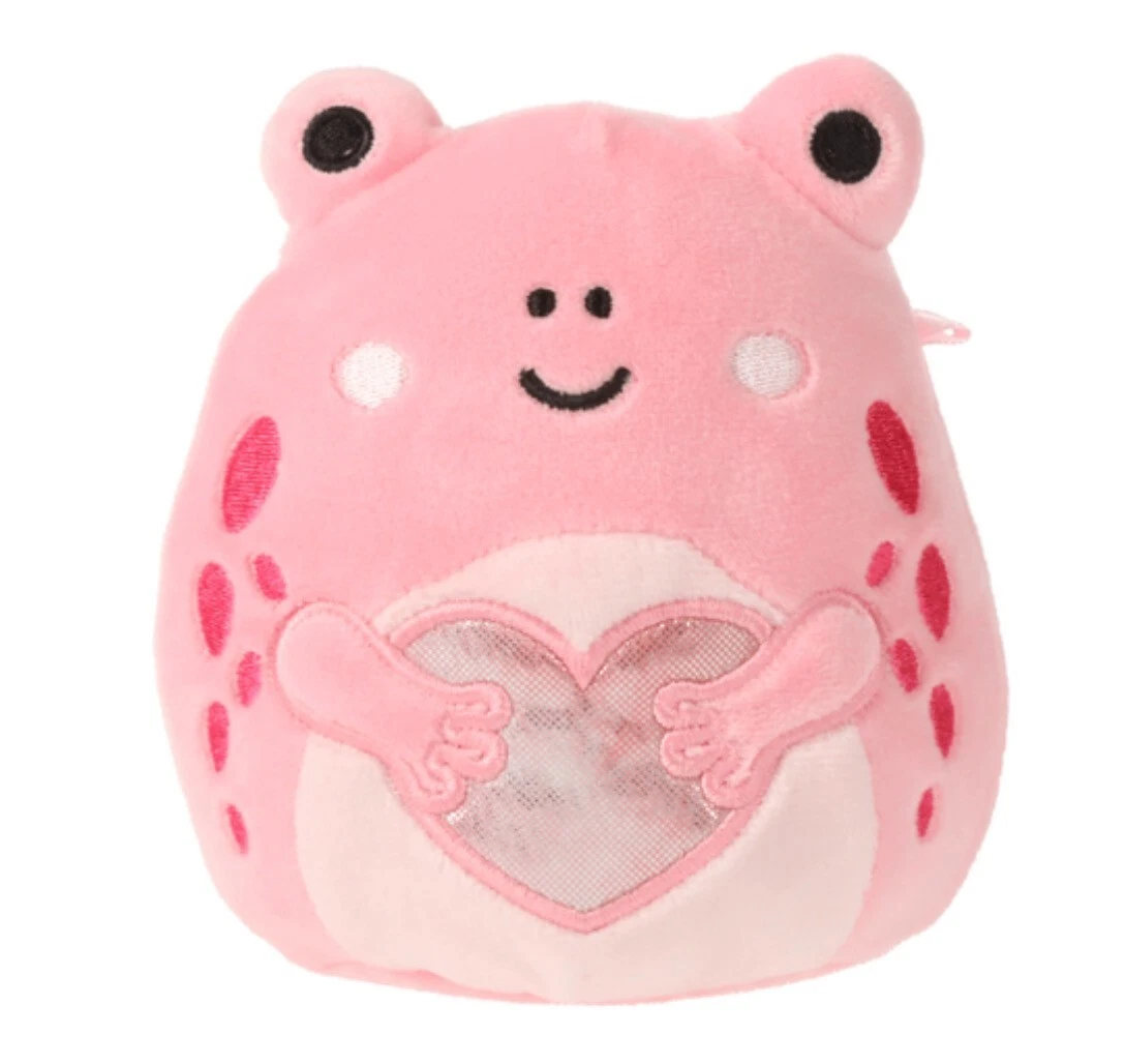 Squishmallows Frog Lonina the Frog Valentine's Day Squad Squishmallow 4.5”  NWT