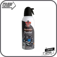 Falcon Dust Off 10oz Electronic Compressed Canned Air Duster Gas Lint Remover