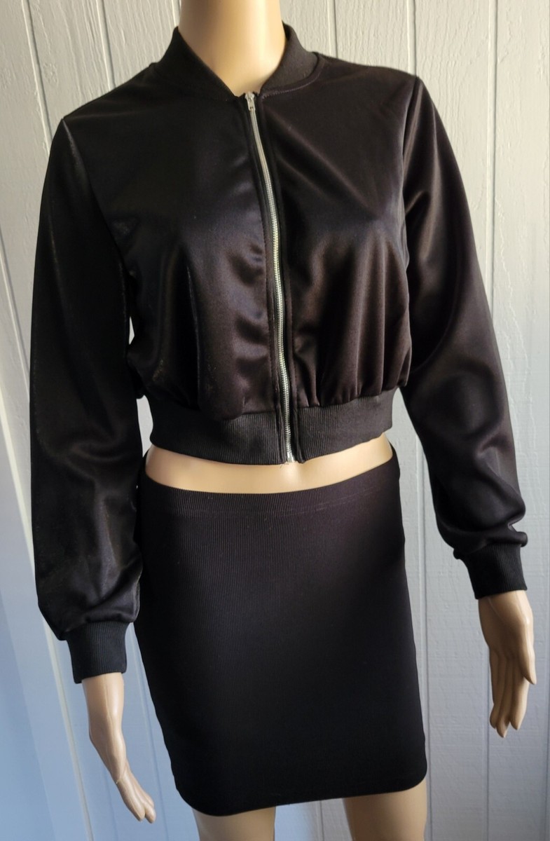 ARTS＆SCIENCE Satin zip up short coat ARTS＆SCIENCE Satin zip up short coat