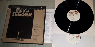 Pete Seeger Questions and Answers 2 LP box set 1968 Broadside BRS 502 vg+