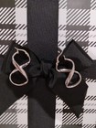 Italian Sterling Silver Twist Elongated Loopy Hoop Earrings Made in Italy — photo 8