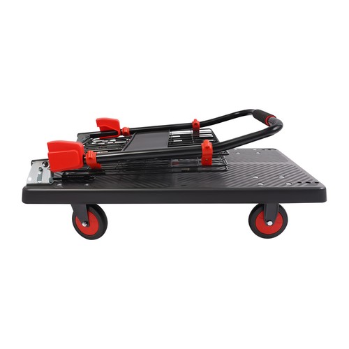Carrello carrello carrello manuale carrello spesa resistente con gabbia rimovibile 300 kg/660 libbre - Foto 6 di 16