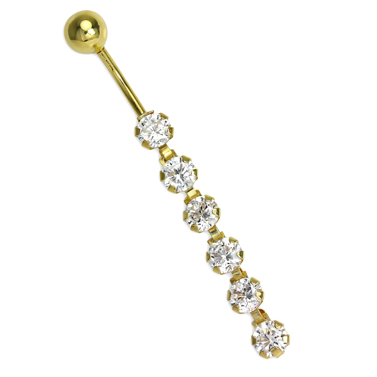 9ct belly best sale bar