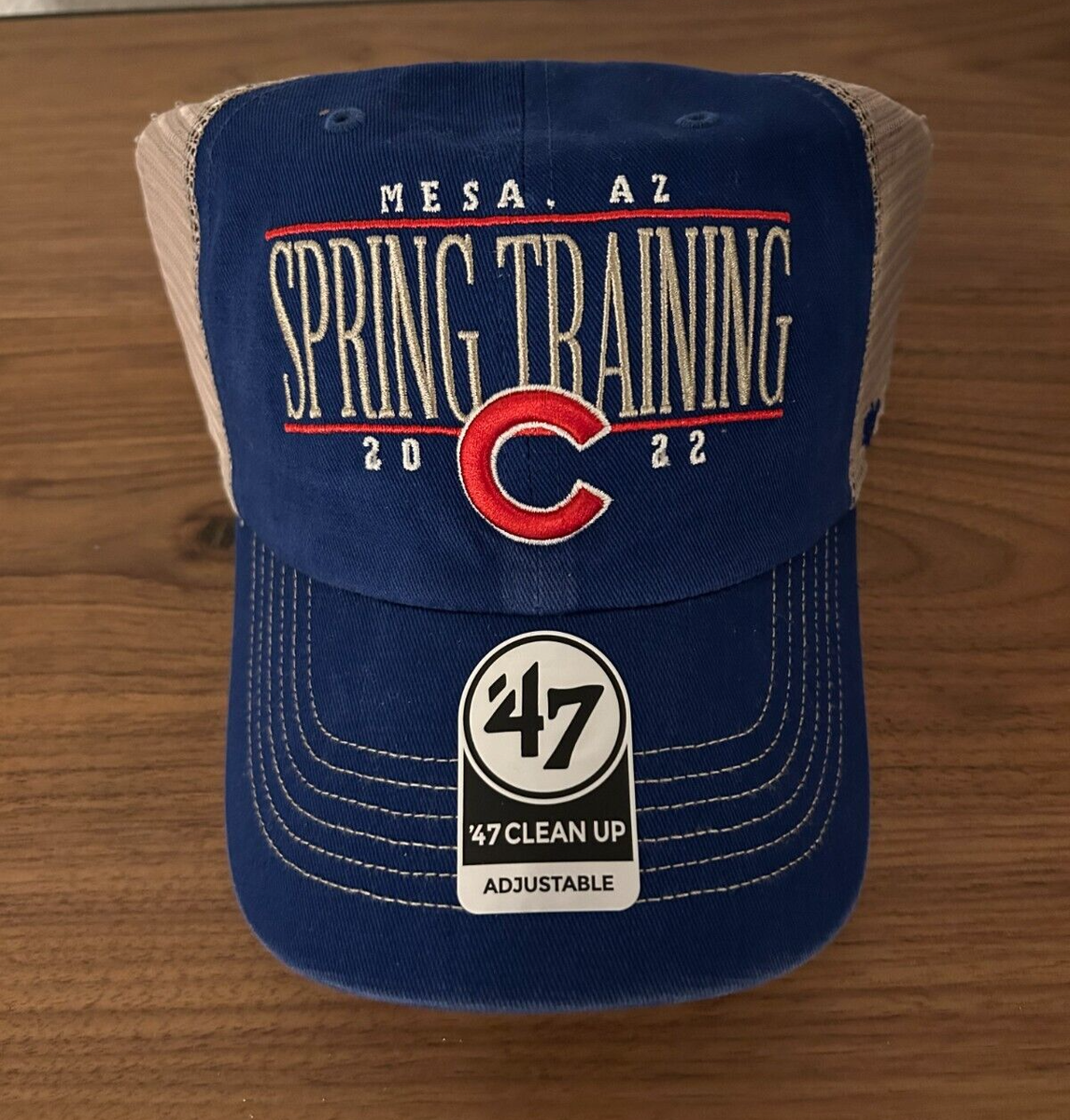 Chicago Cubs Cap Hat '47 Clean Up Adjustable Blue Spring Training