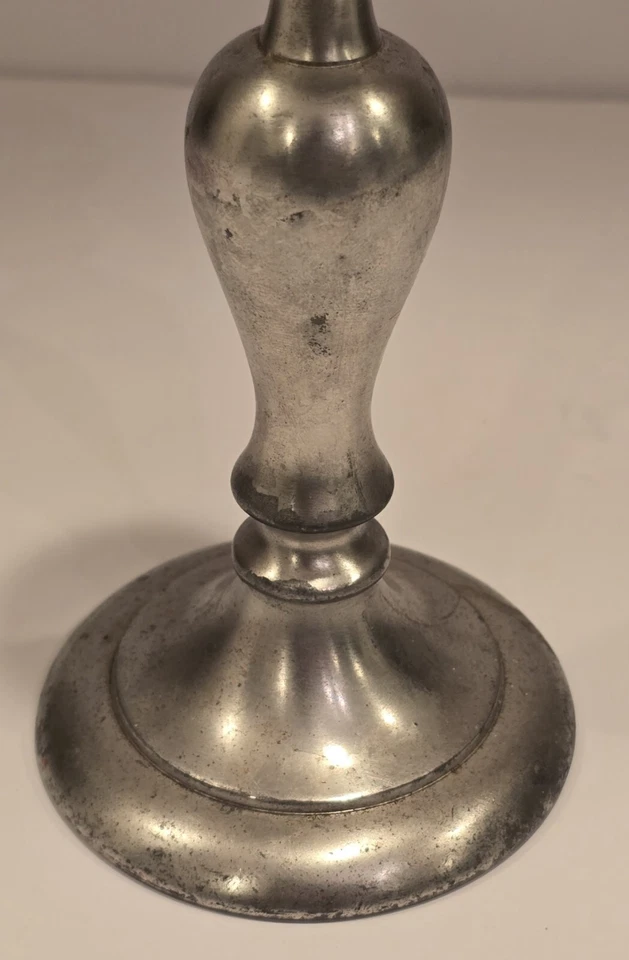 Candelabro cónico vintage ROYAL HOLLAND PELTRE Polonia Foto 3 de 4