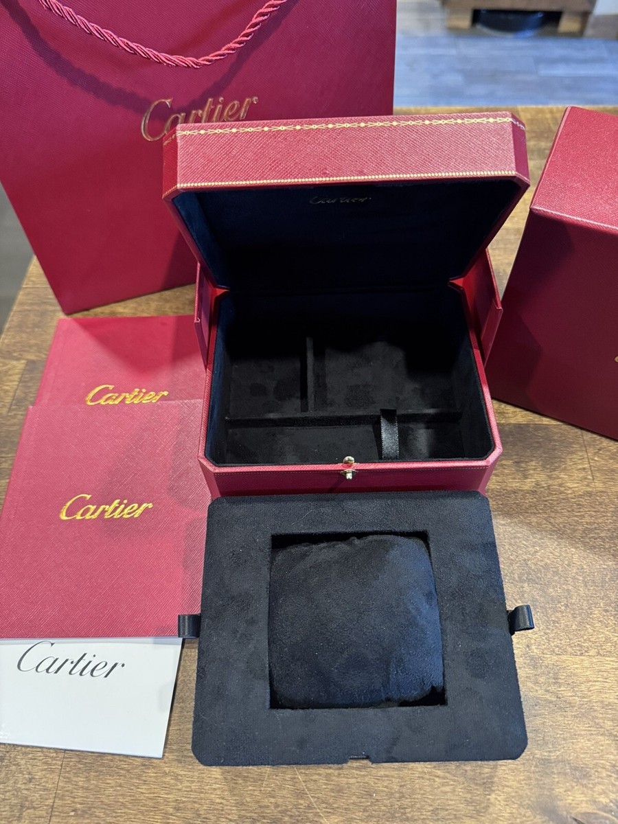 カルティエ　ケース New Genuine Cartier Watch Box/Case Card/Tag/Bag W/ All