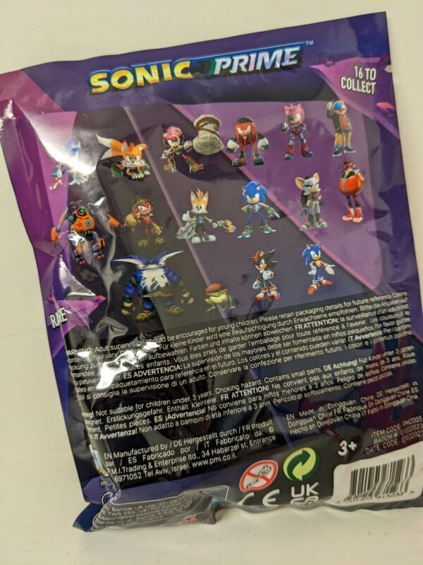 Sonic Prime Collectible Figures Blind Bag 1 Pack