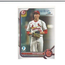 2022 Bowman Draft 1st Edition #BD128 Pete Hansen