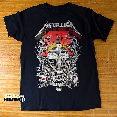 METALLICA Master of Puppets Heavy Metal Black Unisex T-shirt Size S-5XL