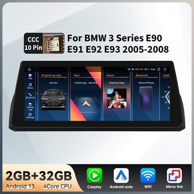 10.25'' Android13 Car Stereo GPS Radio Carplay for BMW 3 Series E90 320i 325i CCC