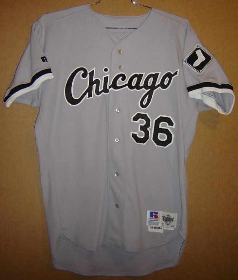 1993 CHICAGO WHITE SOX SCOTT HEMOND #36 Gray ROAD MLB Size 46