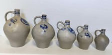 Series 5 Jug Dame Jeanne Sandstone Alsace Grey Decor Blue Made Hand Art Popular