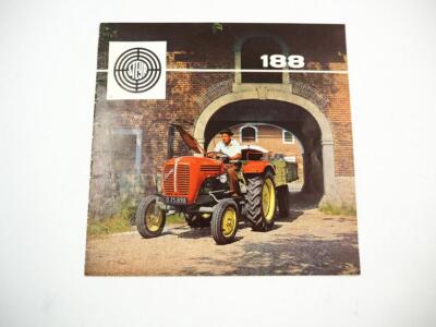 Steyr 188 Tractor Brochure with technical data 1961 Traktor Prospekt in englisch