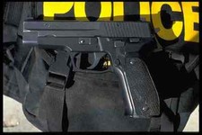428068 SigSauer 9mm Pistol A4 Photo Print