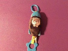 NEW Baby CARTER'S Just One You Rocket Dog Chime Chew teether hang toy stroller