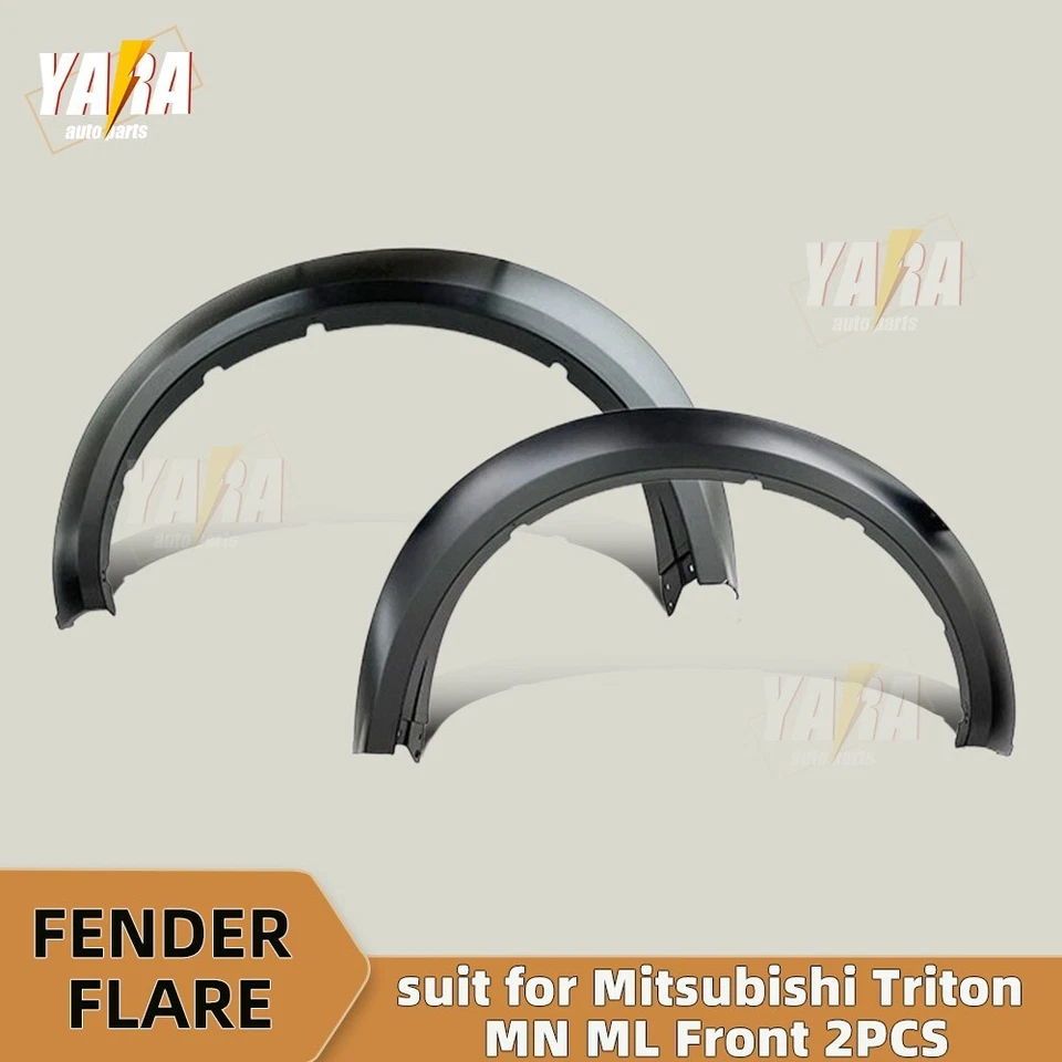 Suit Mitsubishi Triton MN ML 2006-2015 Fender Flares Wheel Arch Matte black 2pcs - image 3 of 3