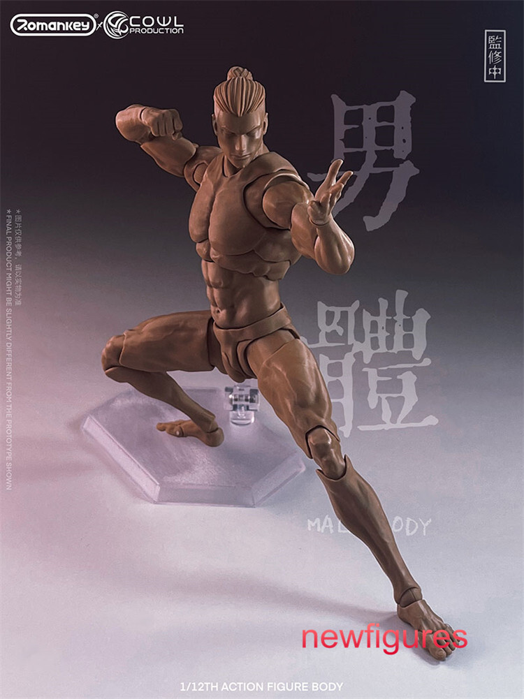 Romankey X COWL 1/12 Dark Flexible Man Jointed 6