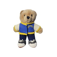 Vintage 1987 Dakin Varsity Teddy Bear Plush Stuffed Animal Toy Vtg Retro Sports