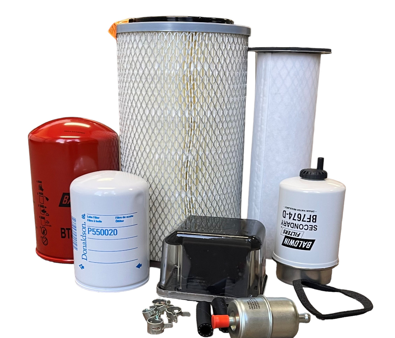 CFKIT Maintenance Filter Kit for JD 300D, 310D and 315D Backhoe Loader - PC2321