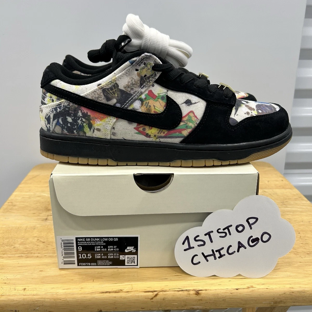 Nike SB Dunk Low x Supreme Rammellzee for Sale | Authenticity