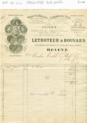 Paris XI ème 88 Boulevard Voltaire - Belle Entête Secteur de l