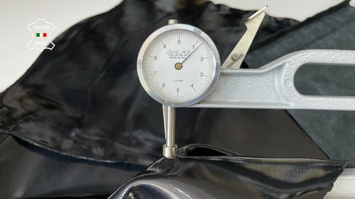 BLUE BLACK PATENT calfskin calf cow leather 2 skins total 12sqf 1.3mm #A8224 - Picture 4 of 6